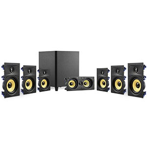 TDX-W87112KIT - TDX - 7.1 Surround Sound Kit - (Center Channel, 8" In-Wall Speakers, 12" Subwoofer)